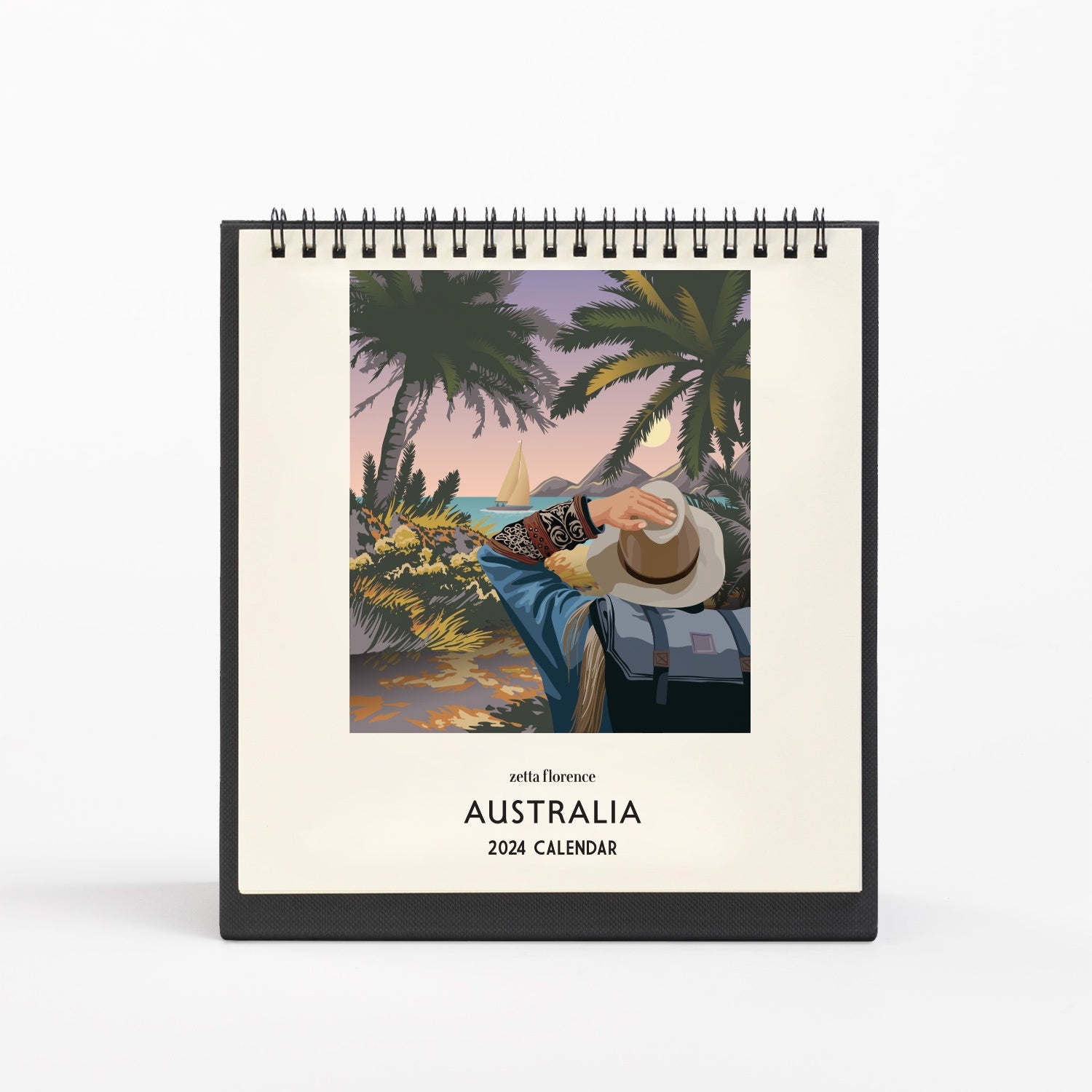 2024 Calendar Australia Desk Zetta Florence