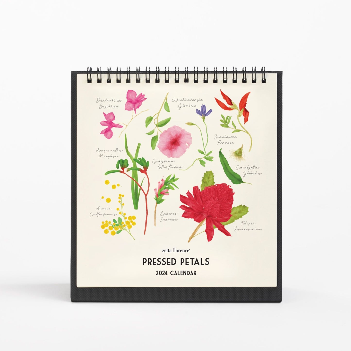 2024 Calendar - Pressed Petals - Desk