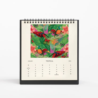 2024 Calendar - The Natural World - Desk