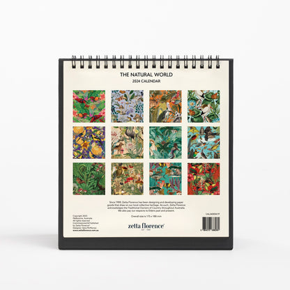 2024 Calendar - The Natural World - Desk