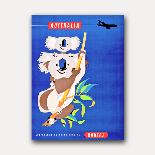 Decorative Paper - Australia Qantas Koalas