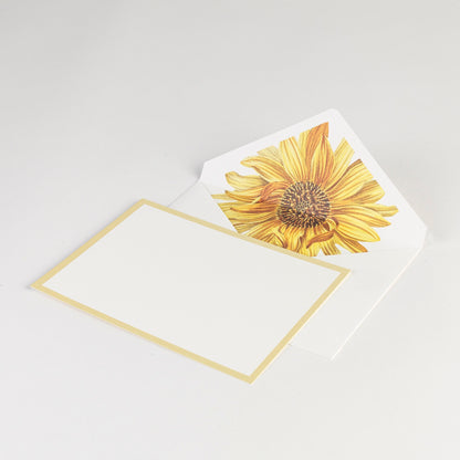 Boxed Note Cards - Sunflower - Set of 20