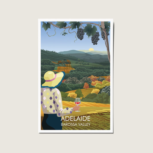 Postcard - Adelaide Barossa Valley