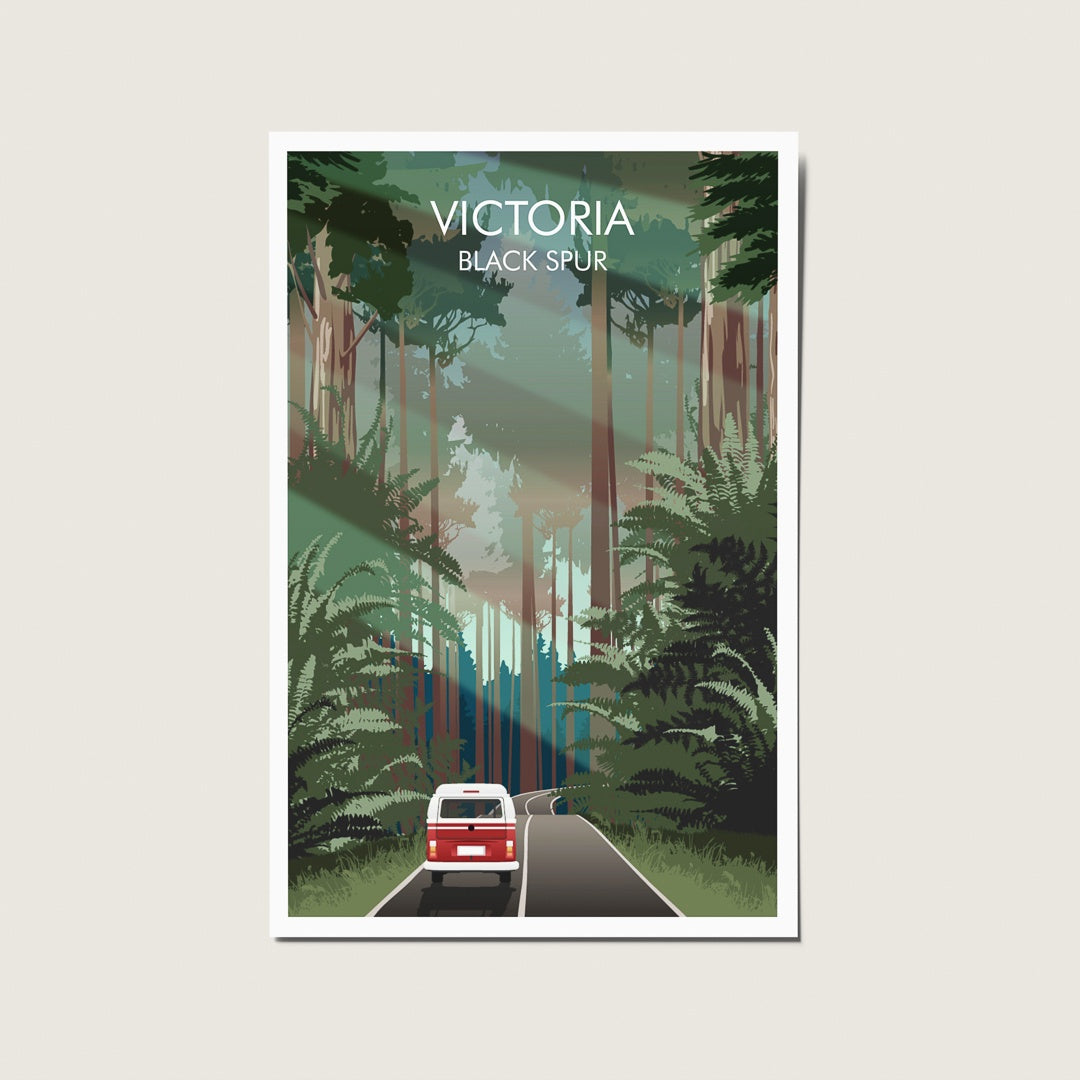 Postcard - Victoria Black Spur