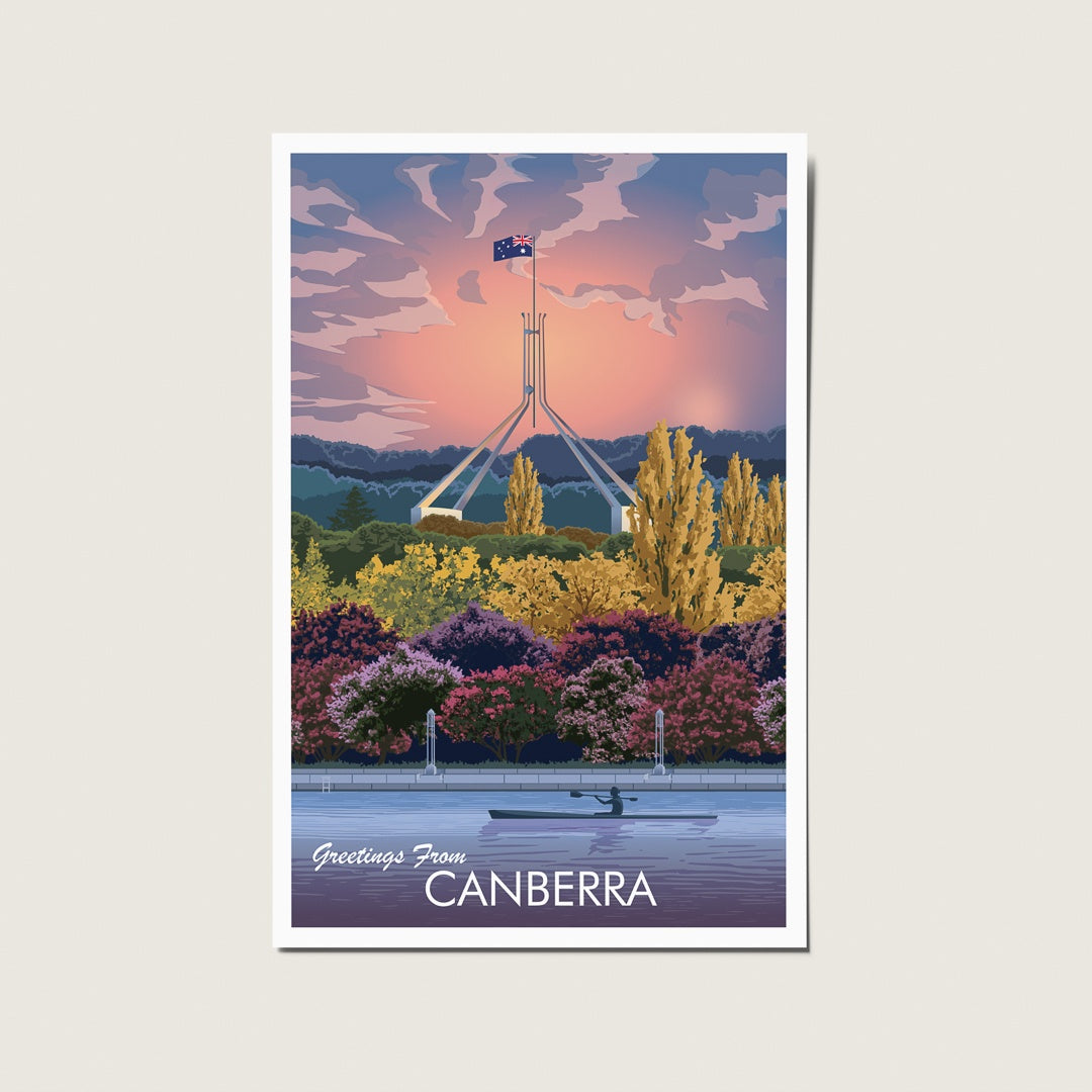 Postcard - Greetings from Canberra