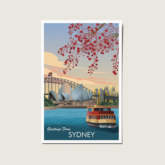 Postcard - Sydney Harbour Bridge
