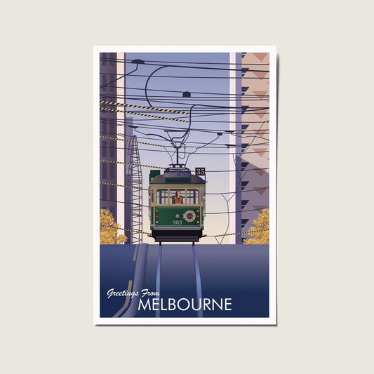 Postcard - Melbourne Tram 35