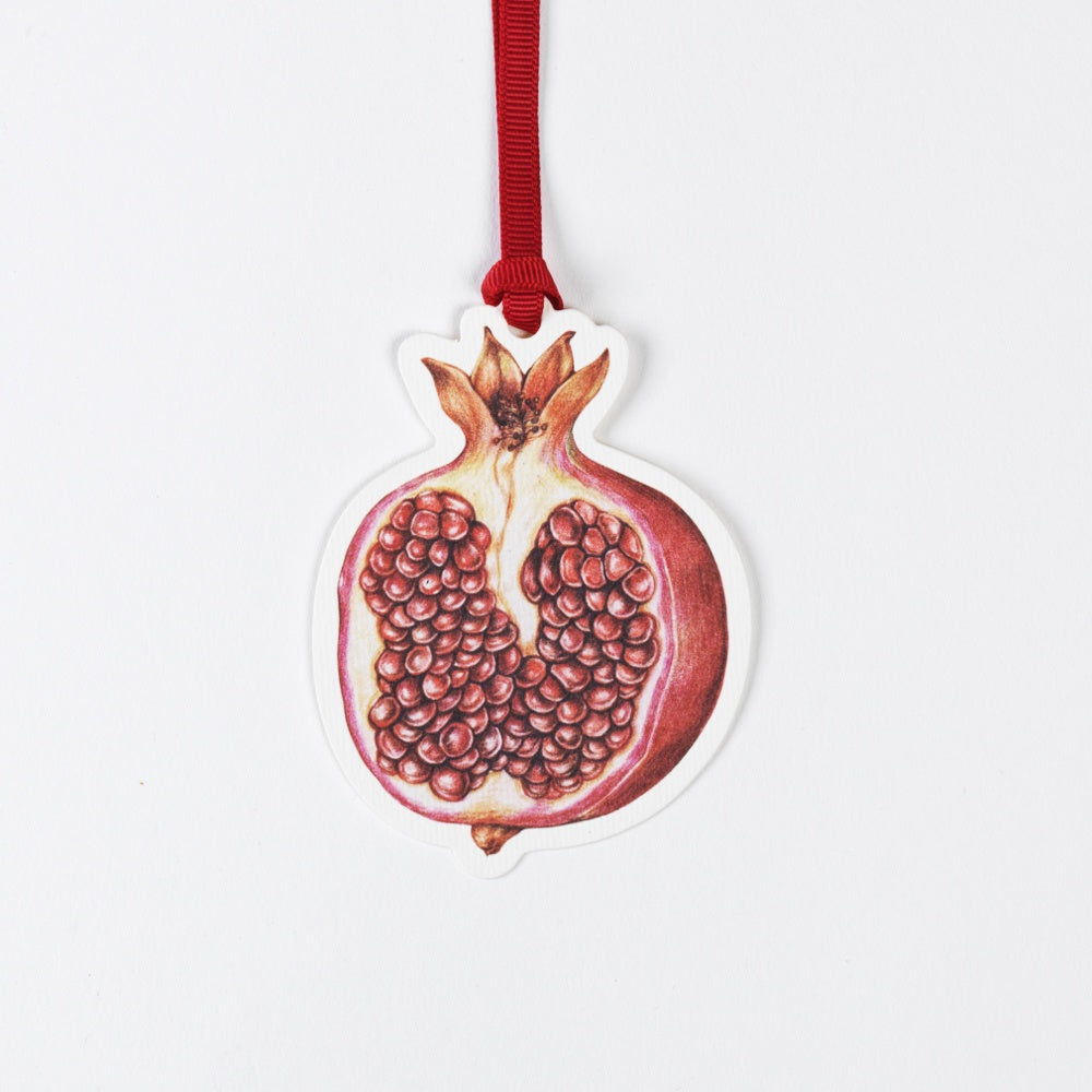 Gift Tag - Pomegranate - Pack of 6